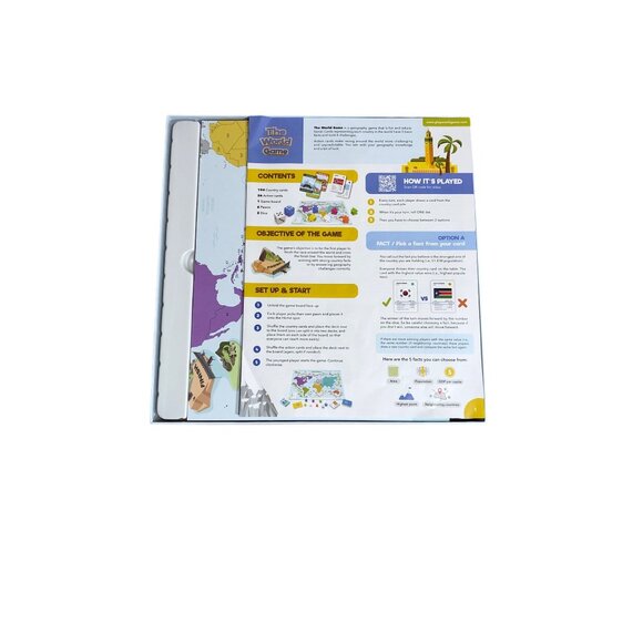 The World Game Fun Geography Board Game For Kids & Adults 7+ Complete Homeschool - Picture 9 of 12